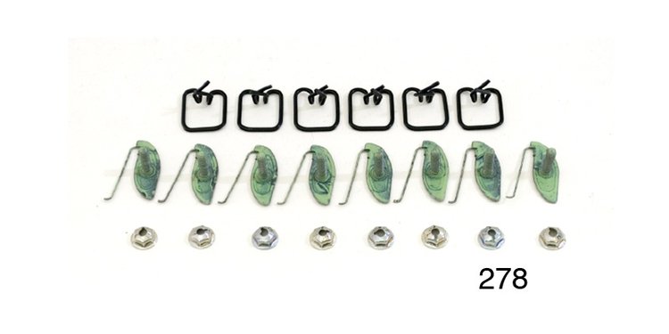 Moulding Clip Set Fender for 1955 Chevy