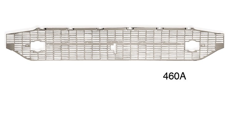 1957 GRILLE, SILVER