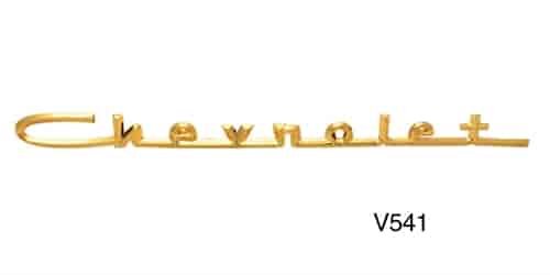 CHEVROLET EMBLEM 13 GOLD