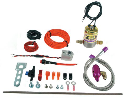 Nitrous Purge Kit -4AN with Red Purge-Cloud LED Kit