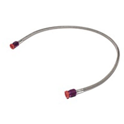 Steel Braided Hose 3 ft Purple Ends -4AN