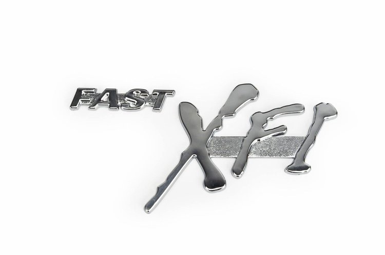 BADGE FAST in.XFI in. CHROME