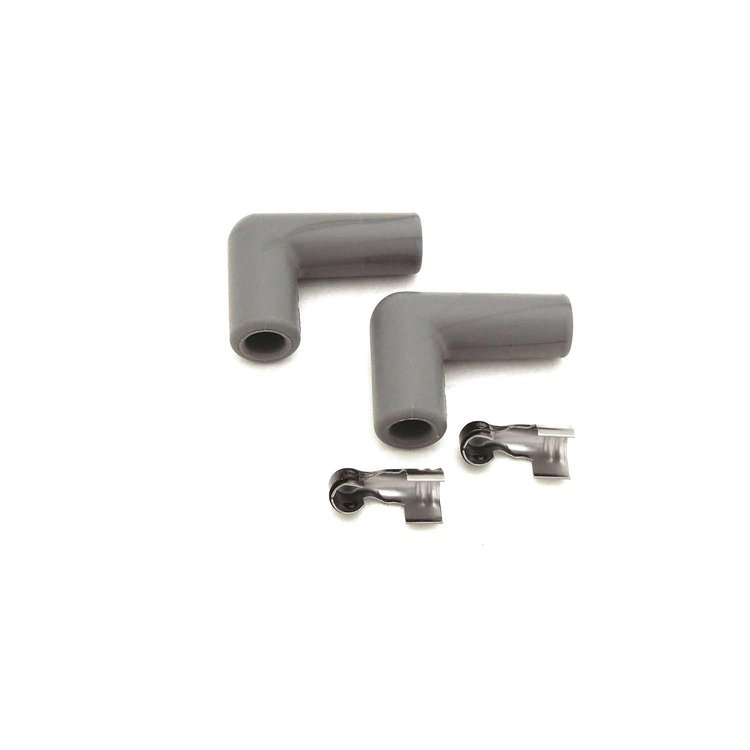 90 DEGREE SPARK PLUG BOOTS AND TERMINALS PACK OF 2