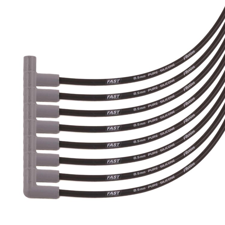 Universal FireWire Plug Wires 8.5mm 8 Cylinder 90° Boot