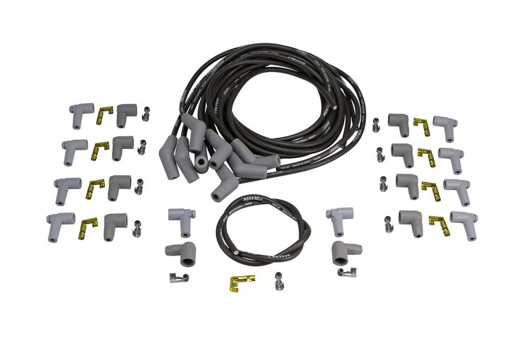 Universal FireWire Plug Wires 8.5mm 8 Cylinder 45° Boot