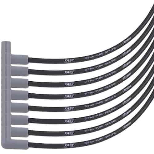 SMALL BLOCK CHEVY 8.5MM SPARK PLUG WIRE SET 90 DEGREE BOOT NON HEI OVER VALVE COVERS
