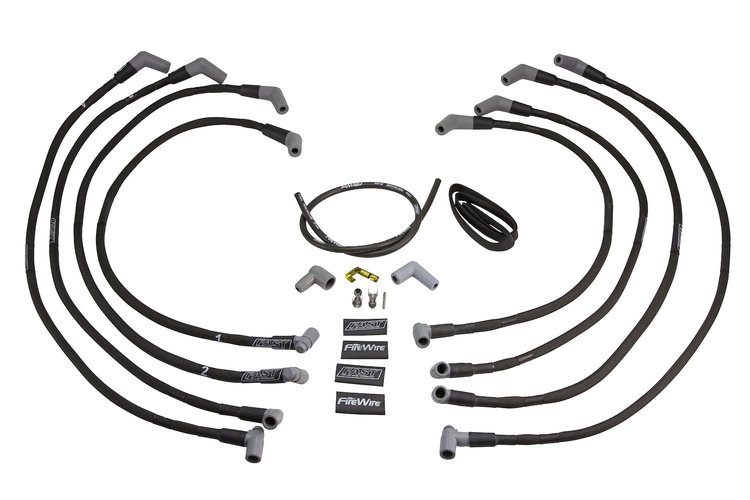 FORD WINDSOR 8.5MM HIGH HEAT SLEEVED SPARK PLUG WIRE SET