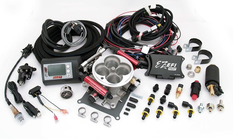EZ-EFI Self-Tuning Fuel Injection Master Kit Includes: Throttle Body