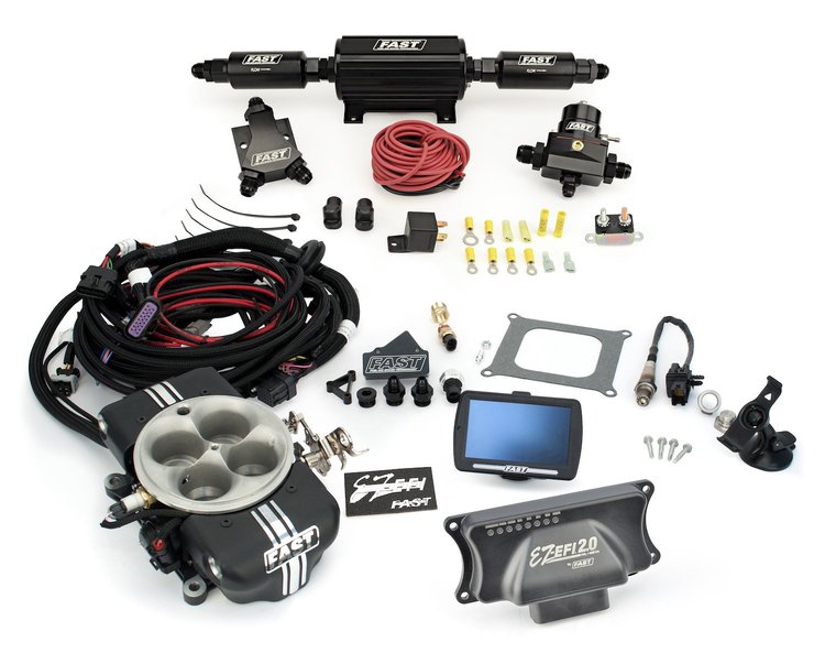 EZ-EFI 2.0 Self-Tuning Fuel Injection System Master High-Horsepower Kit with Inline Fuel Pump