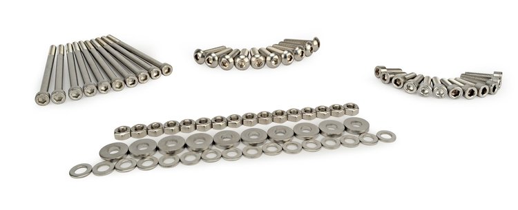 HARWARE KIT STAINLESS LSX 92MM COMPLETE