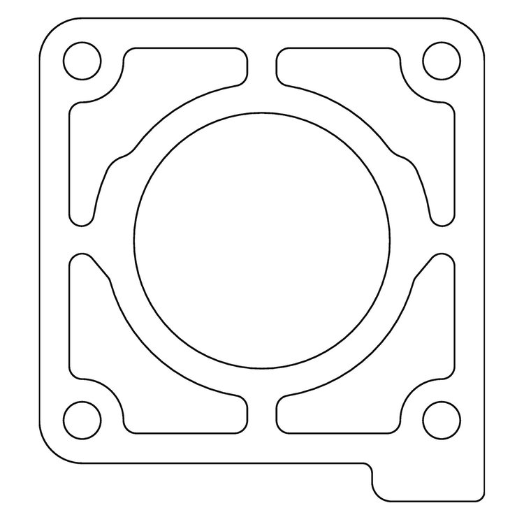 C15099 Ford 302 5.0L Throttle Body Gasket