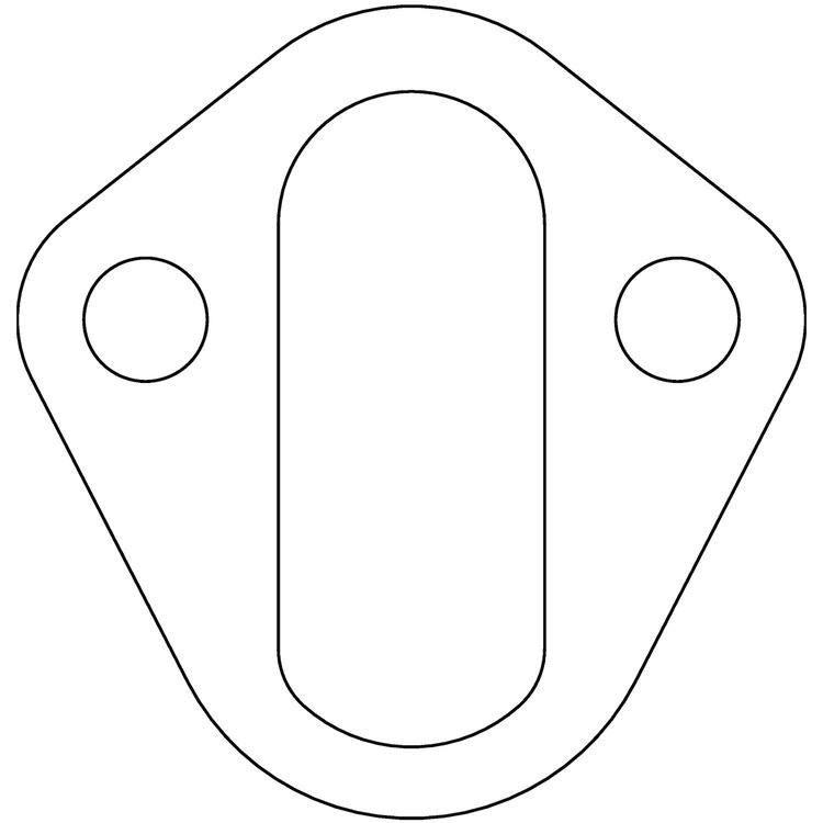 C15119 Ford Flathead V8 8BA/8CM Fiber Fuel Pump Mount Gasket