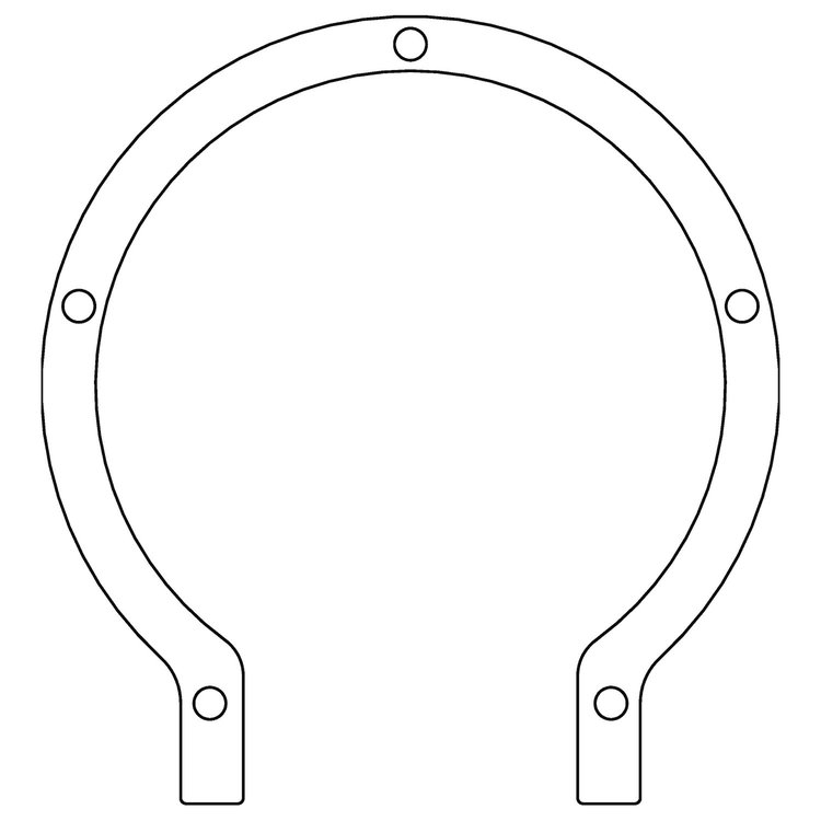 C15134 Ford 59A Flathead V8 Timing Cover Gasket