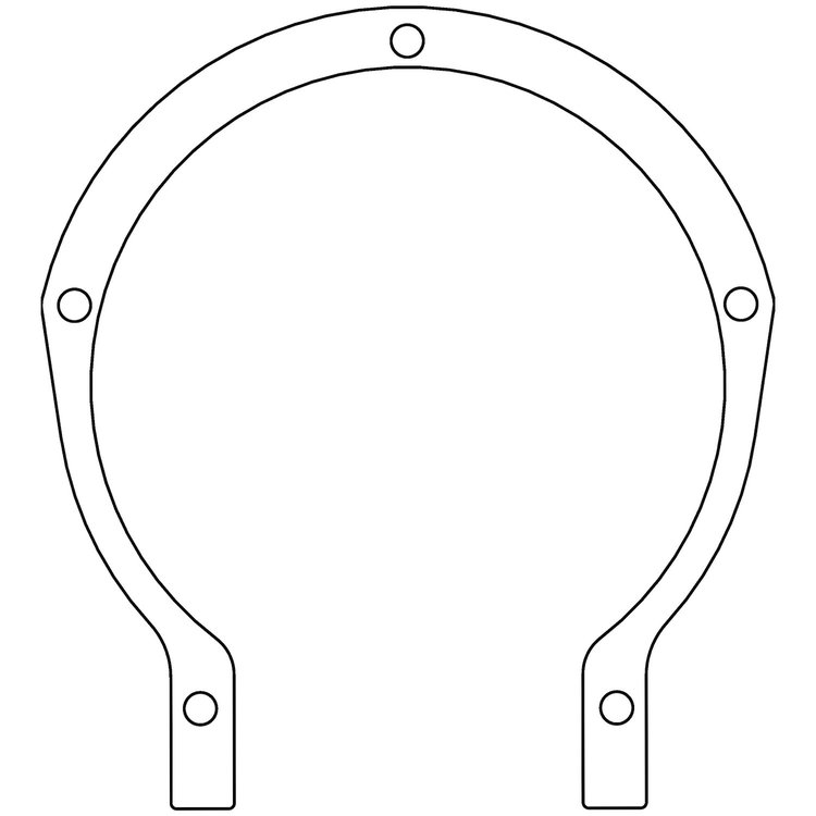 C15135 Ford Flathead V8 8BA/8CM Timing Cover Gasket