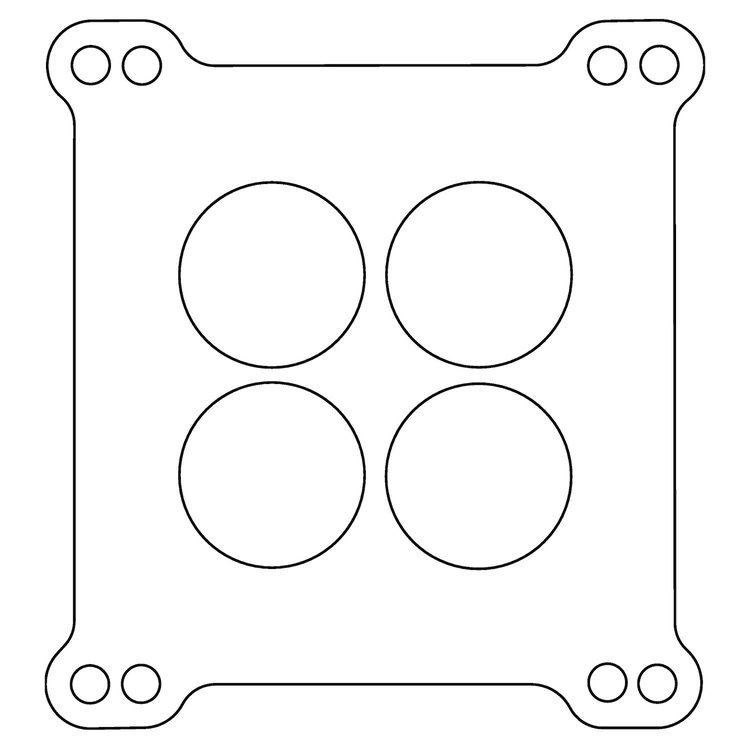 C15181 Carter AFB; Holley 4 Barrel Carburetor Gasket