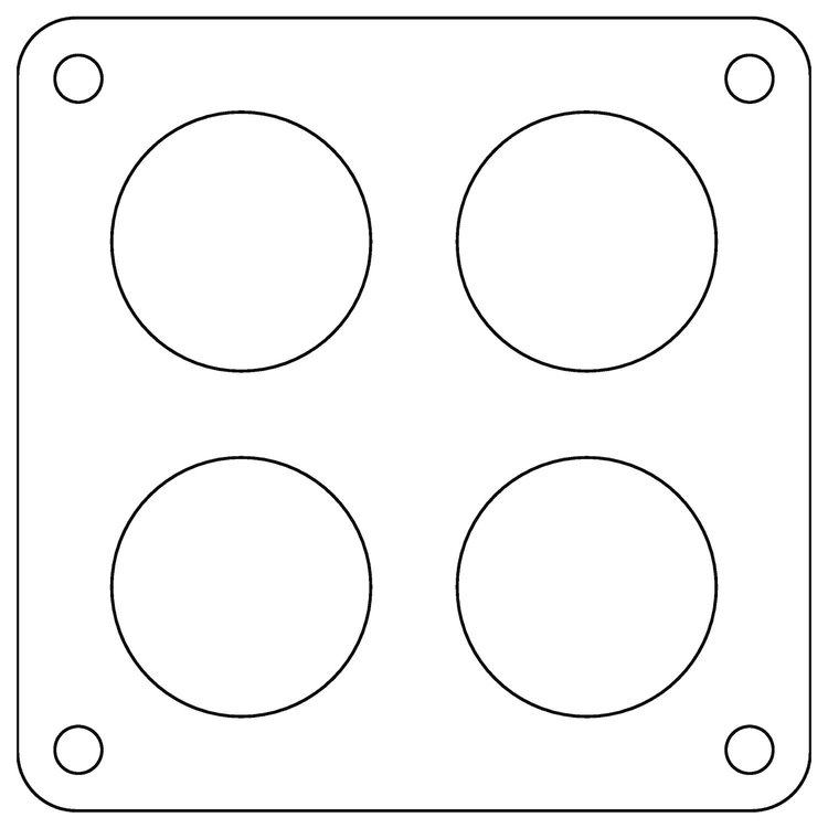 C15314FC Holley Dominator Carburetor Gasket
