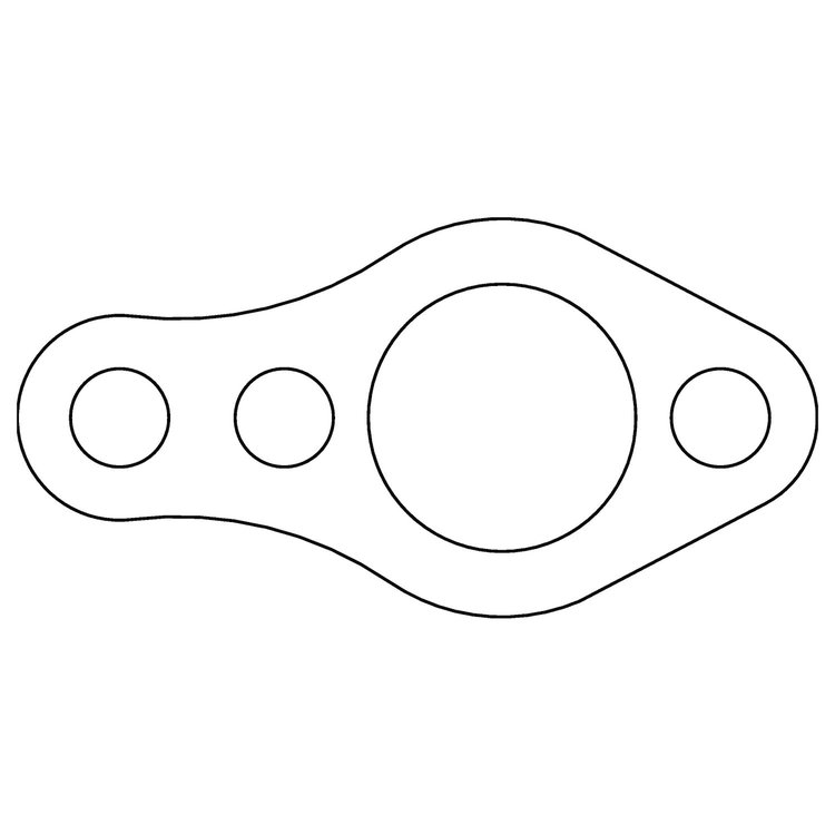 CP5299 Chevy Gen-1 Small Block V8 Water Pump Mounting Gasket