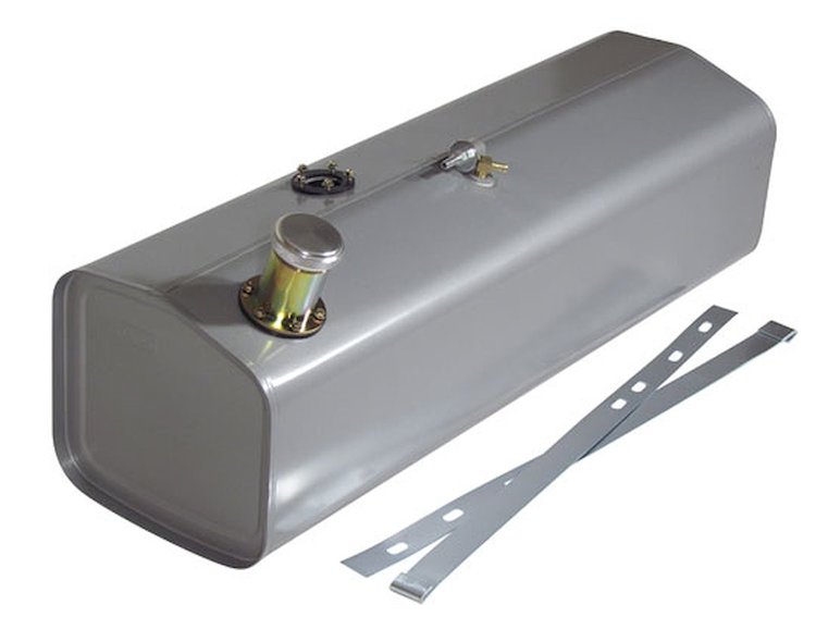 32C-AB Coated Steel Gas Tank for 1928-1932 Chevy [w/Threaded Aluminum Cap]