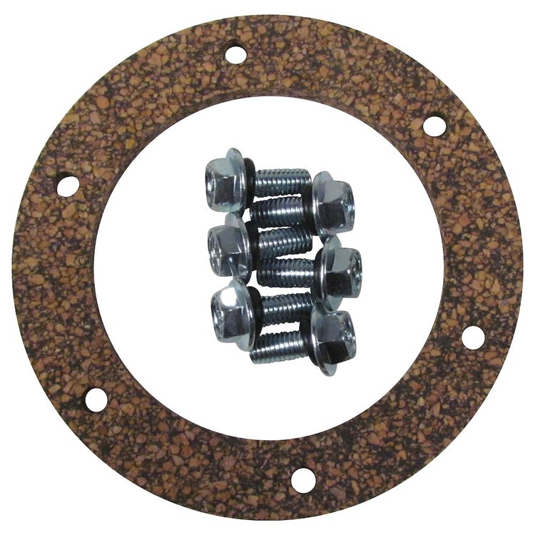 3G-KIT 3-1/4 in. 6 Hole Cork Gasket w/ 10-32 x 5/8 in. Screws
