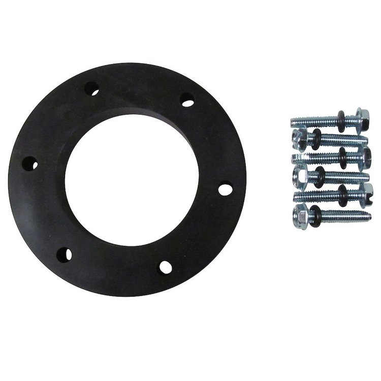 3G-T-KIT 3-1/4 in. 6 Hole Nitrile Rubber Gasket w/ 10-32 x 1 in. Screws