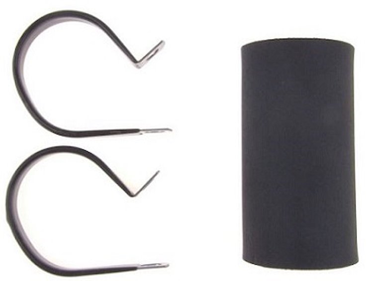 400-920 Walbro Inline Fuel Pump Installation Kit (2 Clamps & Sleeve)