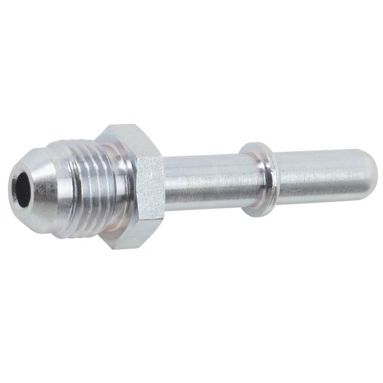 640940 Fuel Rail Fitting Adapter, 6AN Male To Male 3/8 in. SAE Q.D.