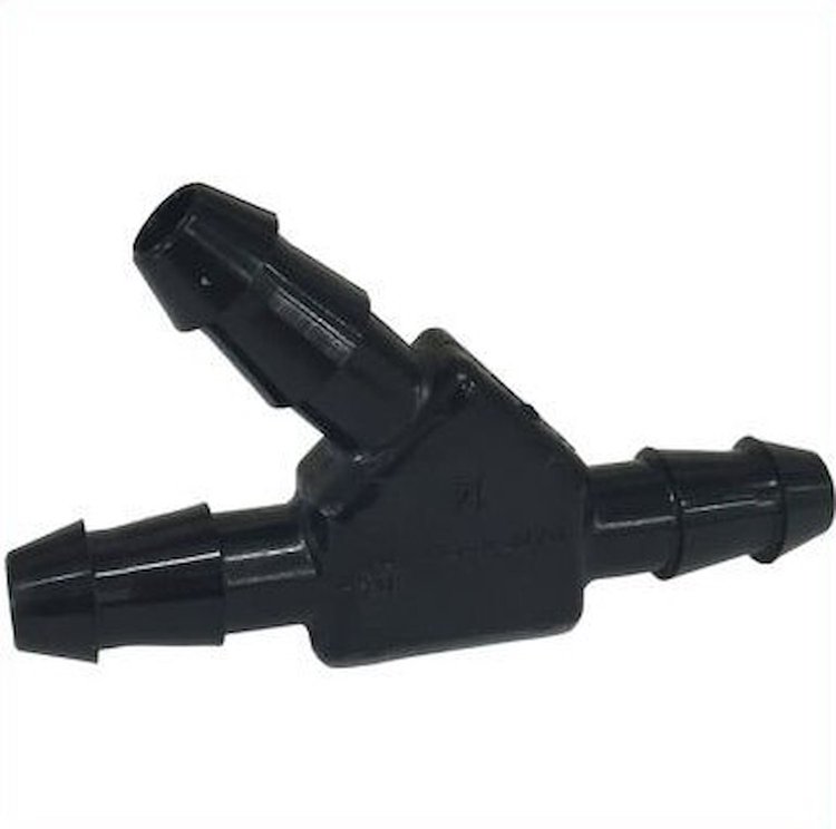 66014099 5/16 in. Black Nylon Y Vent Fitting