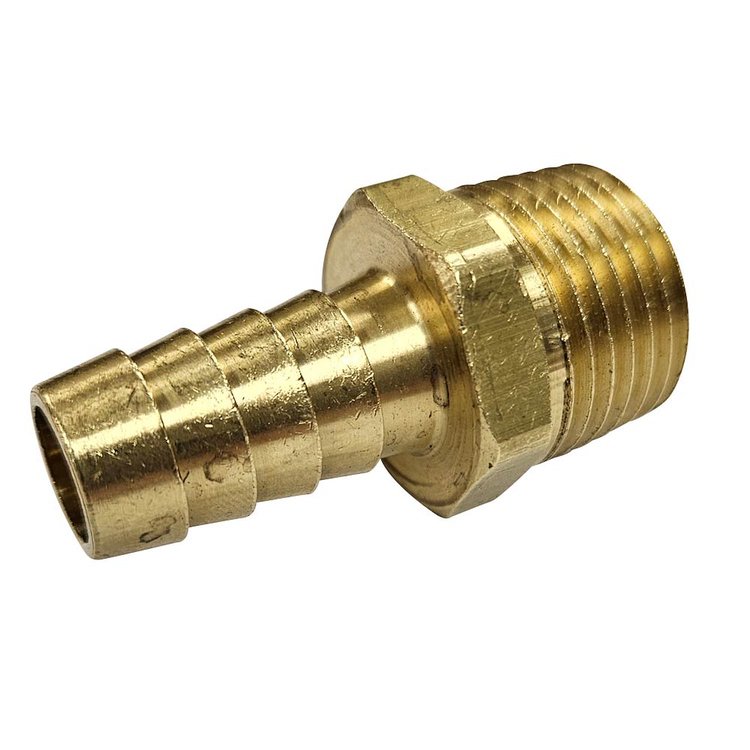BF12 1/2 in. NPT to 1/2 in. Hose Barb Straight Fitting