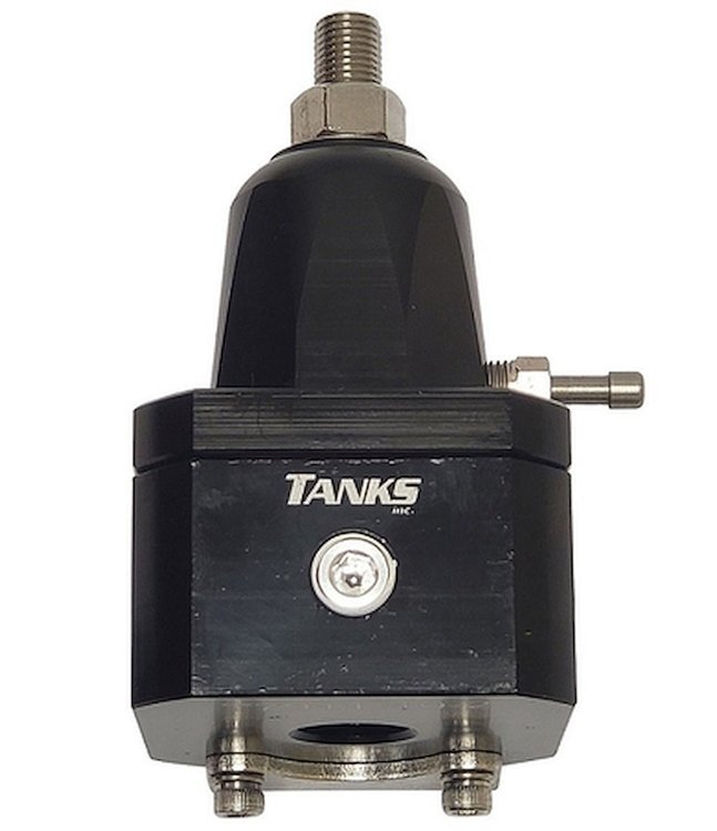 BYP7910 EFI Bypass Fuel Regulator -10 ORB In/Out with-6 ORB Return