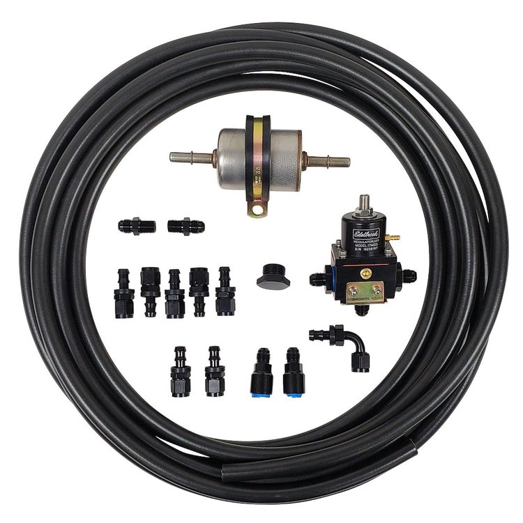 EFI-LINE-KIT EFI Fuel Line Kit w/ Bypass Regulator