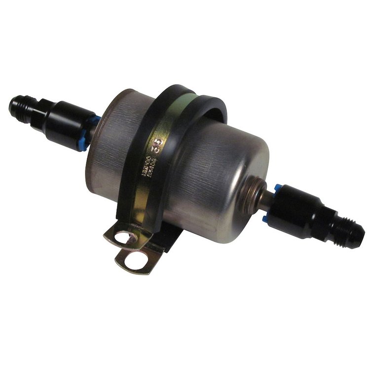 FF-10-KIT 10 Micron Inline EFI Fuel Filter w/ -6 AN Male Fittings