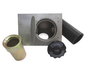 FFD-A Fuel Filler Door Kit - Flat with Angled Enclosure