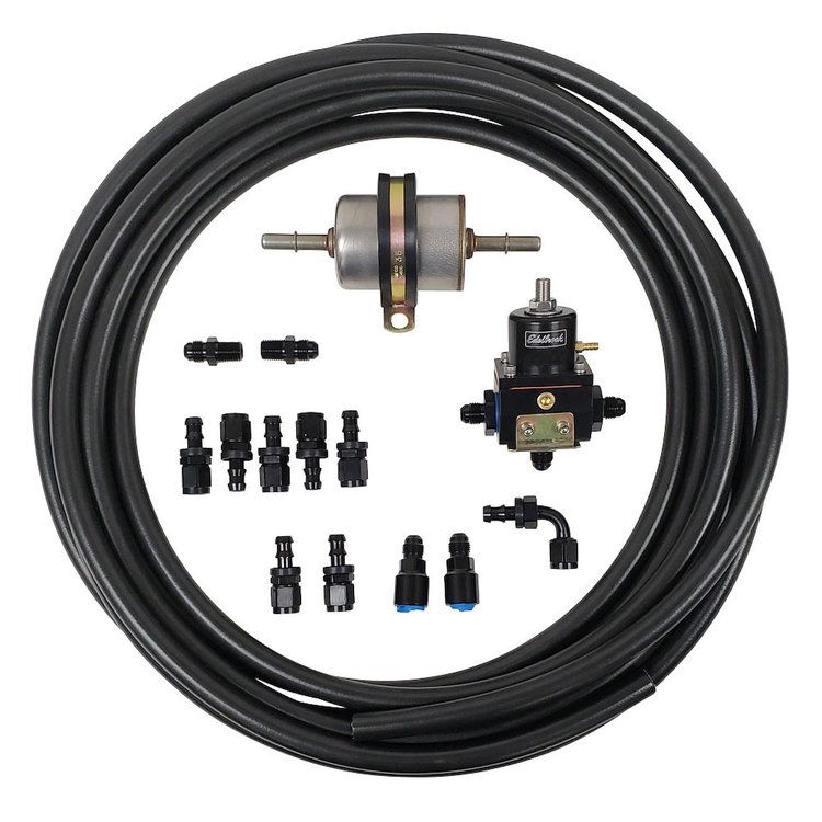 CARB-LINE-KIT Carbureted Fuel Line Kit w/Bypass Regulator