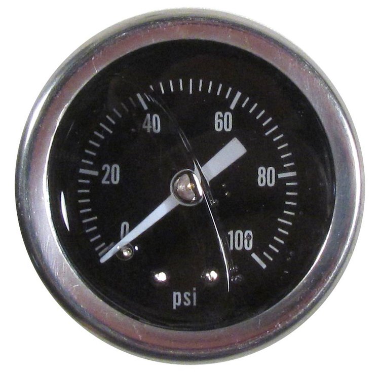 PG100 Fuel Pressure Gauge - 0-100 PSI