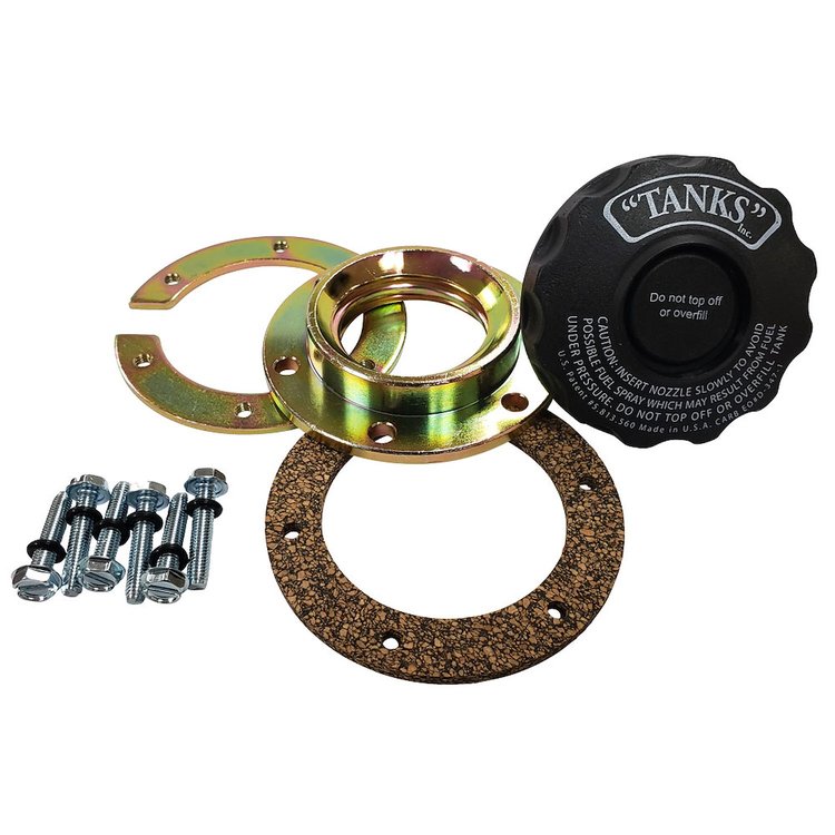 PTCK Bolt-On Fuel Filler Neck Kit w/ Push Thru Cap