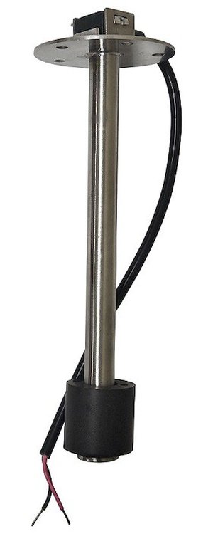 RS-VDO-08 8 in. Reed Switch Fuel Sender, 10-180 Ohm