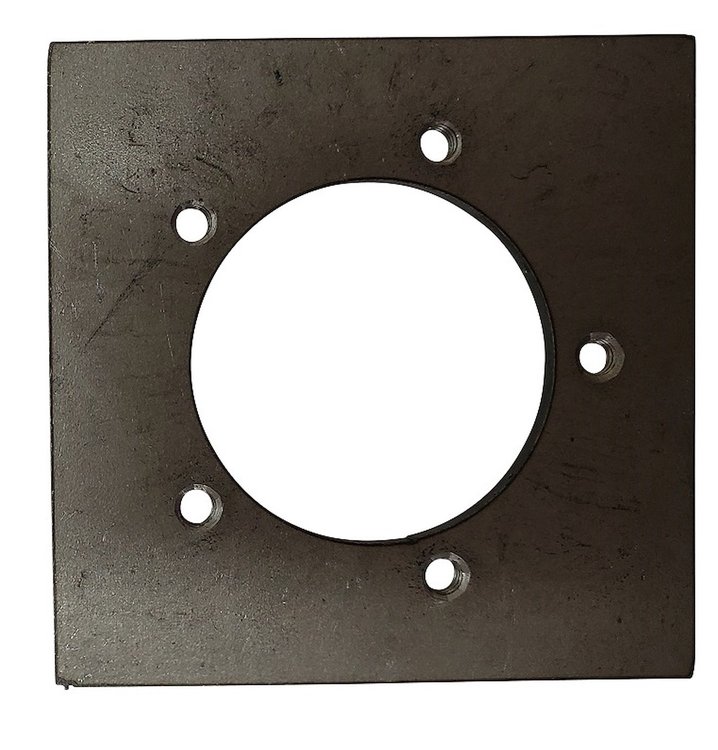 SP-MS 5 Hole Weld On Sender Mounting Plate Mild Steel