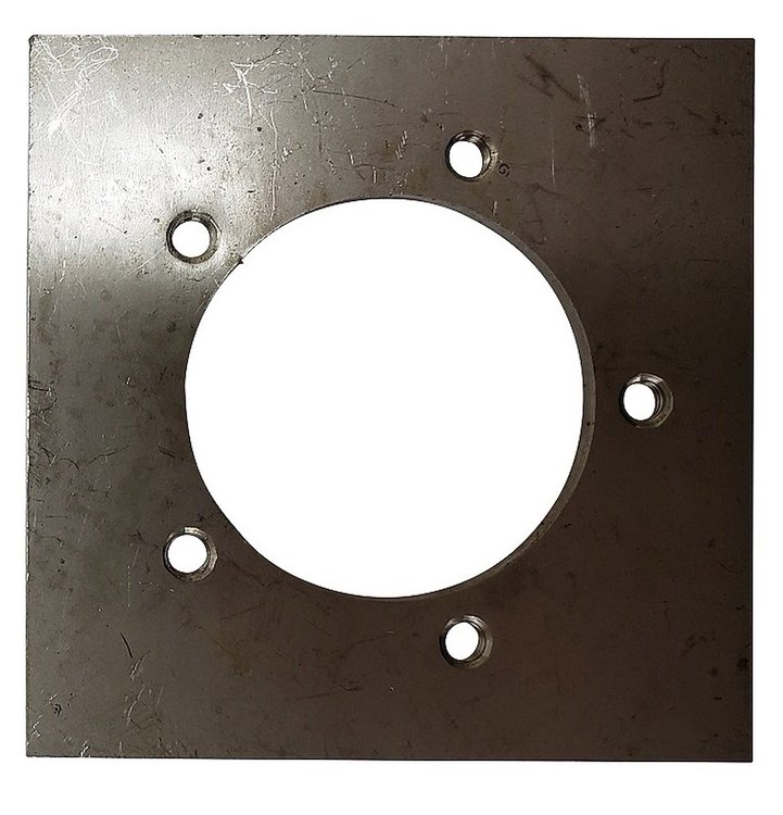 SP-SS 5 Hole Weld On Sender Mounting Plate Stainless Steel