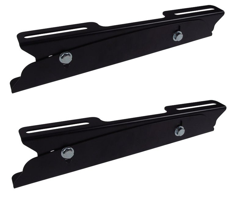 SR200 2 in.-3 in. Tall Universal Adjustable Steel Seat Riser Brackets - 1 Pair for 1 Seat