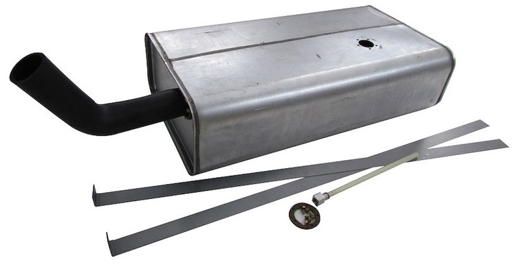 U4-60 Universal Coated Steel EFI Gas Tank w/60 Degree Hose