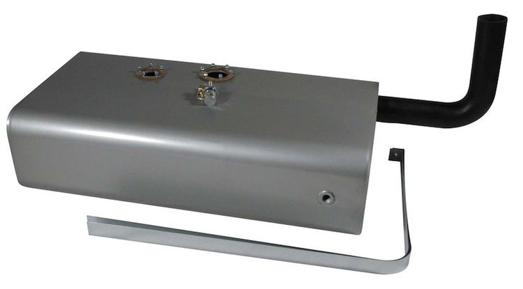 U4-90 Universal Coated Steel EFI Gas Tank w/90 Degree Hose