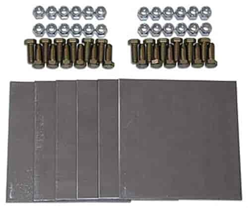 Roll Bar Bolt-In Conversion Kit Universal Application Adapts 8-Point Weld-In to Bolt-In Style