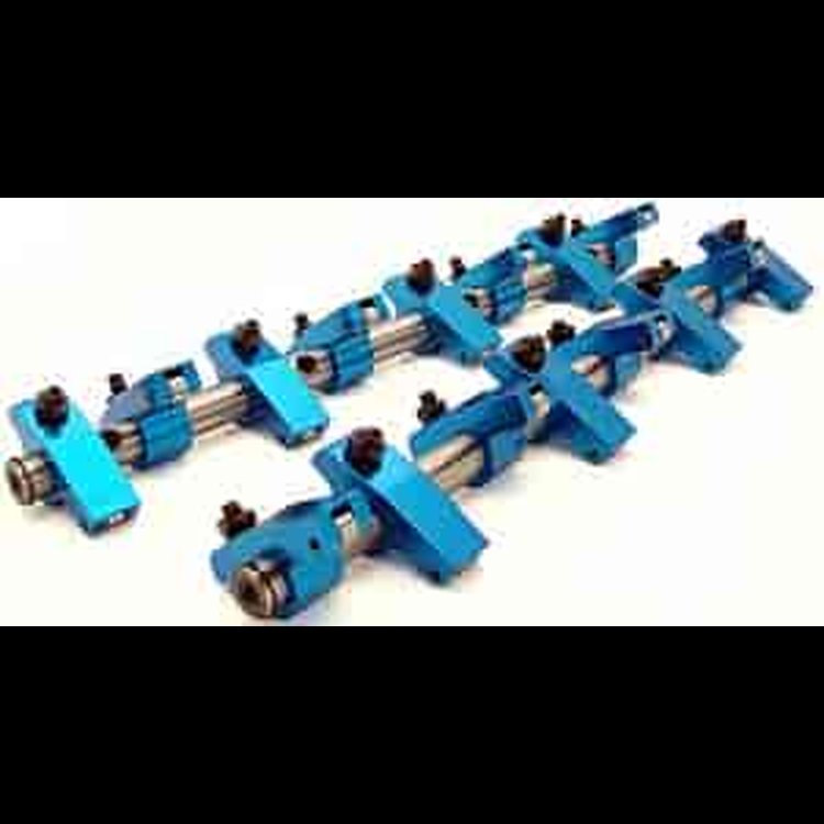 Ford FE Aluminum Shaft Rocker Arms Ford 352, 360, 390, 428 & 428 Cobra Jet Low Riser Cylinder Head
