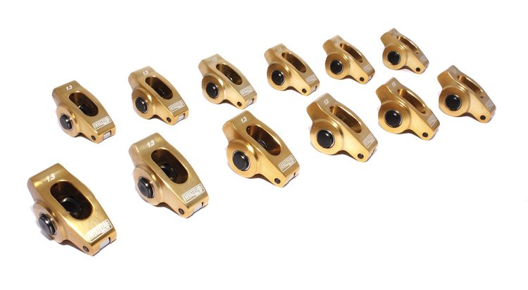 Ultra-Gold Aluminum Rocker Arm Set - Break-In Rocker Chevy 200-262ci 90° V6