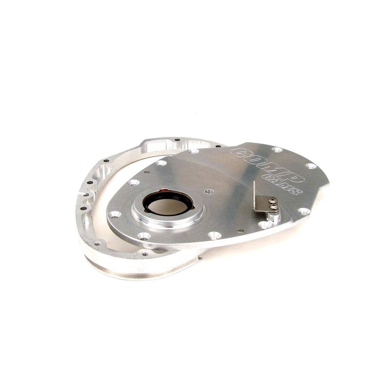 Two Piece Billet Aluminum Timing Chain Cover Big Block Chevy 396-454