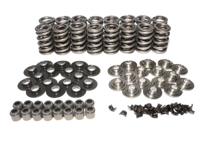 Dual Valve Spring & Titanium Retainer Kit Outer Spring O.D.: 1.320 in.