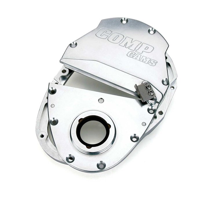 Three Piece Billet Aluminum Timing Cover Small Block Chevy & 4.3L V6