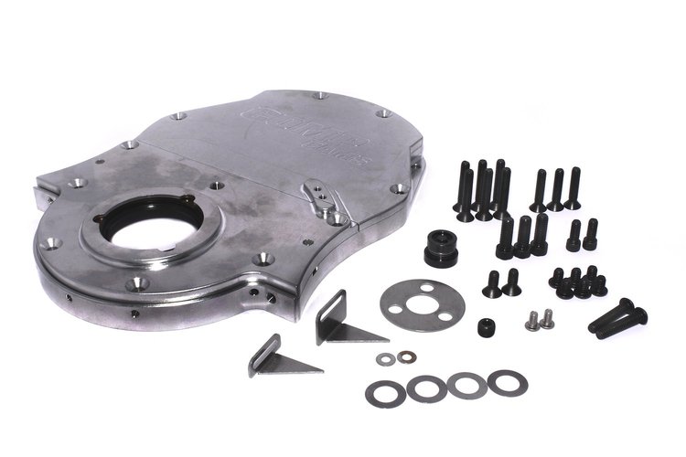 Three Piece Billet Aluminum Timing Cover Big Block Chevy 396-454