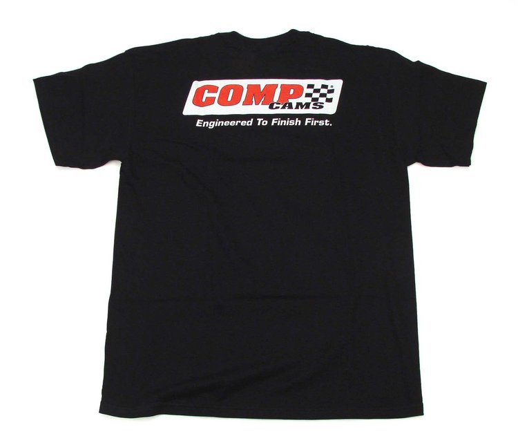 LARGE COMP RACING T-SHIRT BLACK