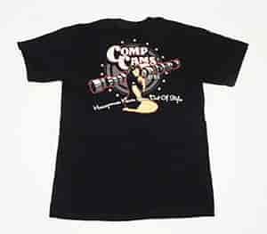 MEDIUM COMP BLACK RETRO LOGO T-SHIRT